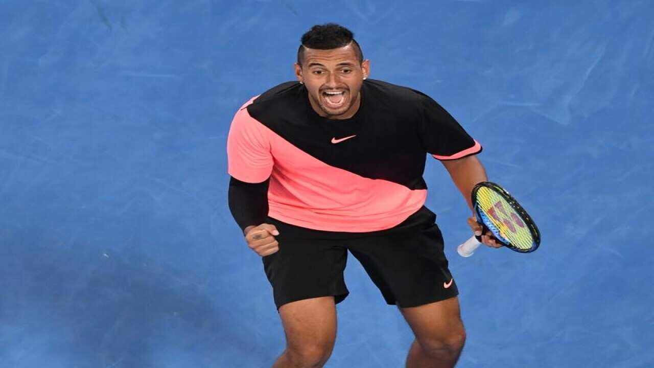 Nick Kyrgios of Australia.