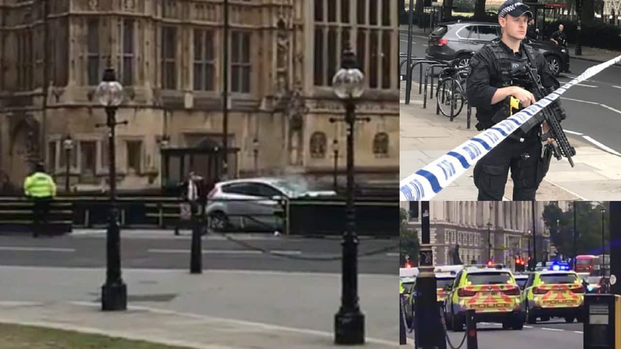 The scene of the crash.