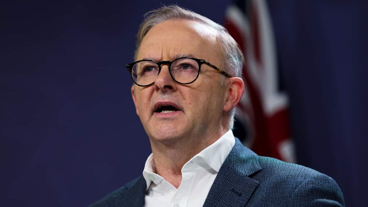 Australian Prime Minister Anthony Albanese speaks to the media during a press conference following a National Cabinet meeting in Sydney, Saturday, July 16, 2022. (AAP Image/Paul Braven) NO ARCHIVING