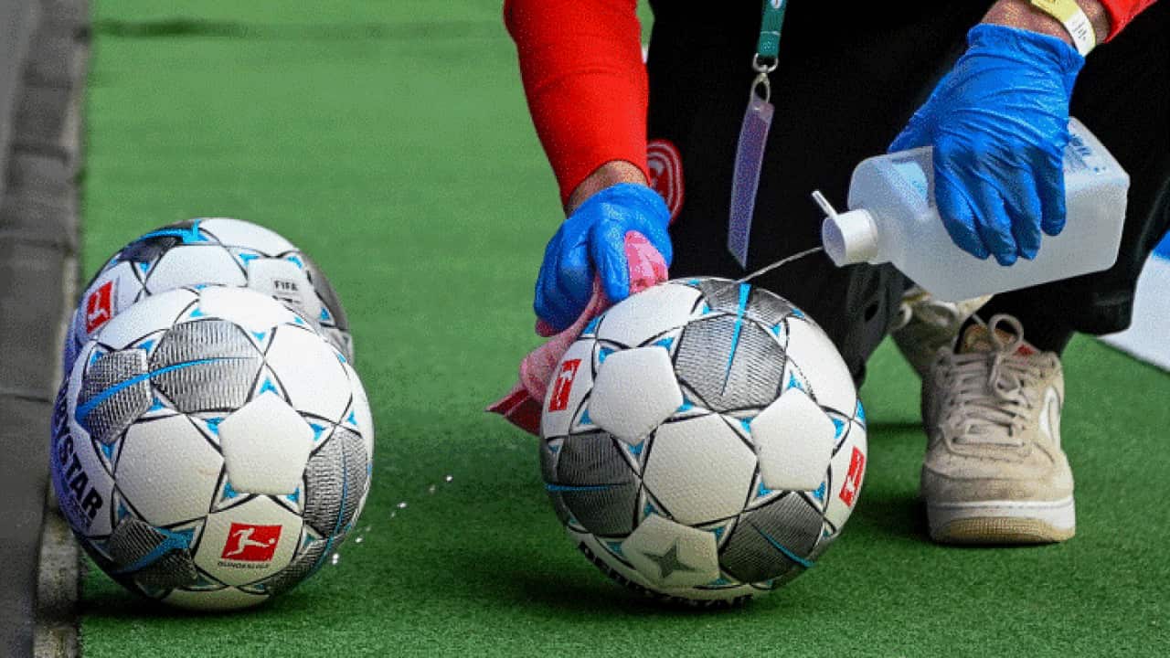 Disinfecting football