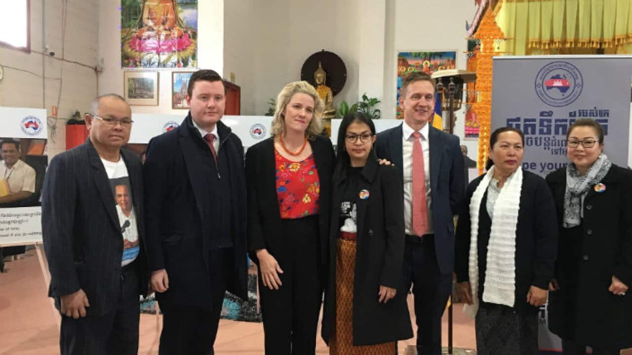 Federal MP Julian Hill and Clare O'Neil at Kem Ley's three year commemoration