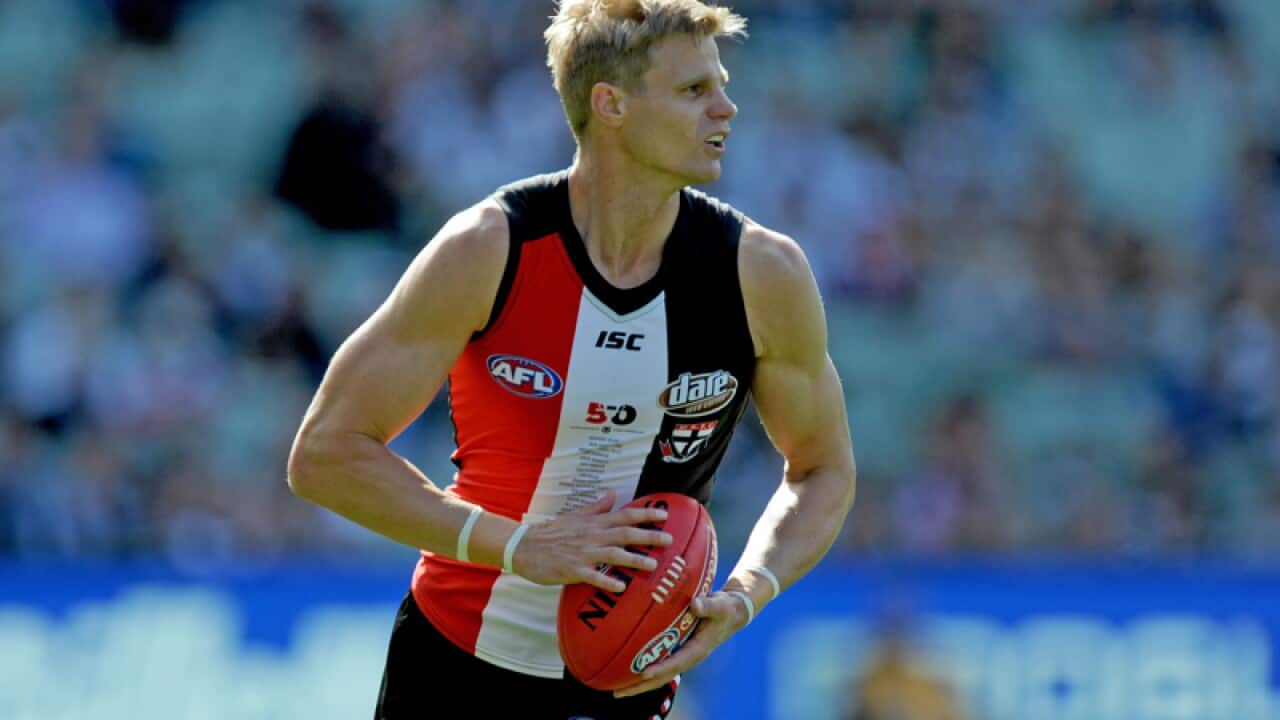 Nick Riewoldt of the Saints
