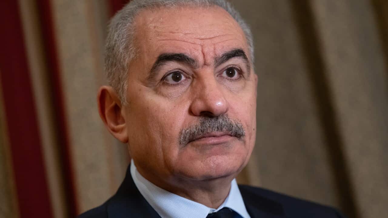 A man pictured during an interview.