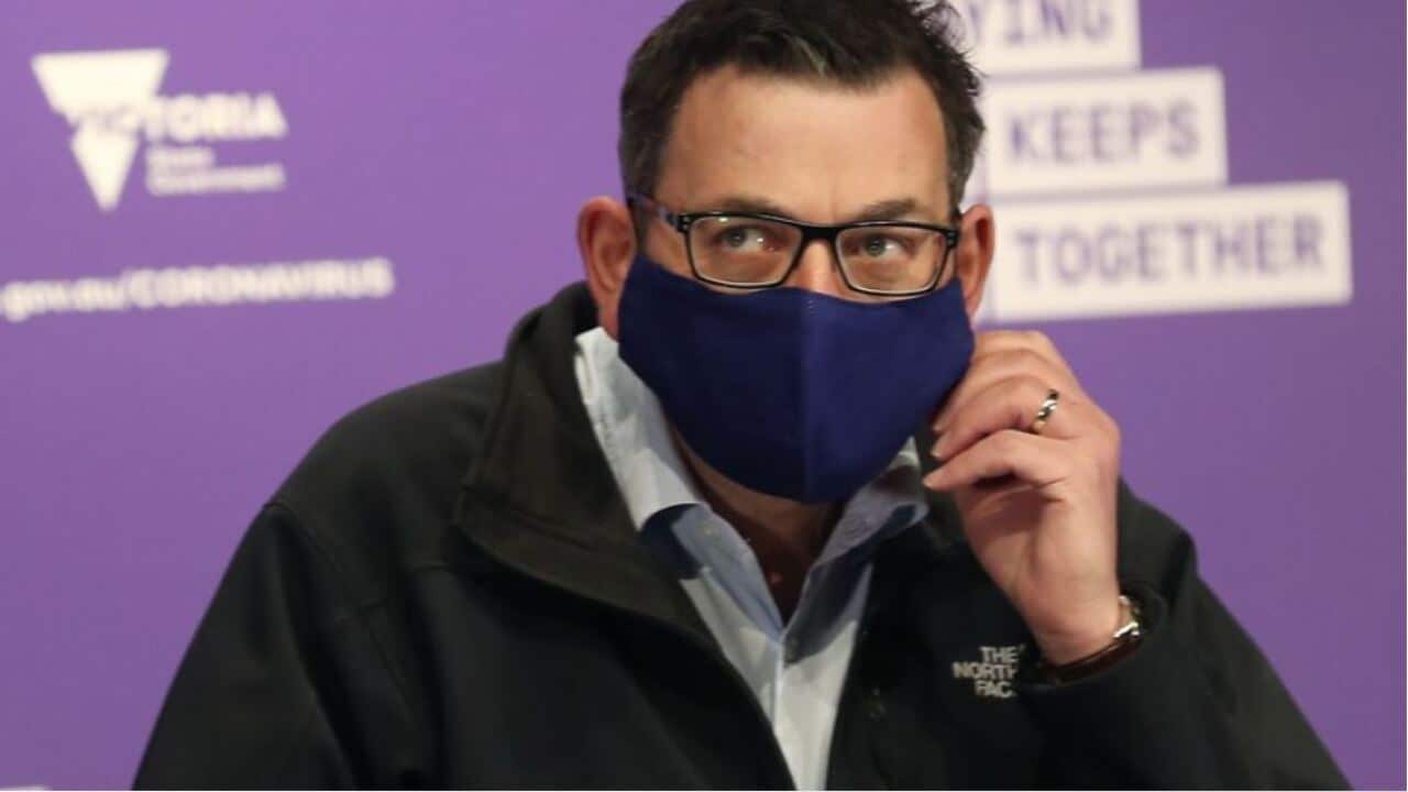 Victorian Premier Daniel Andrews announces that masks will become mandatory in parts of Melbourne.