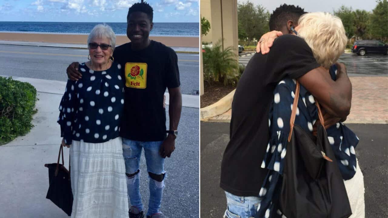 Spencer and Roz met in person for the first time after playing more than 300 games of Words With Friends together.