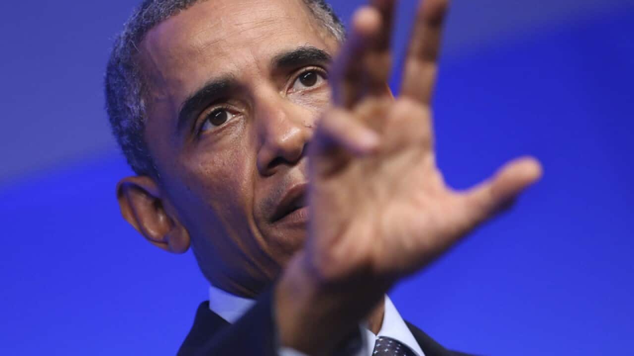 US President Barack Obama
