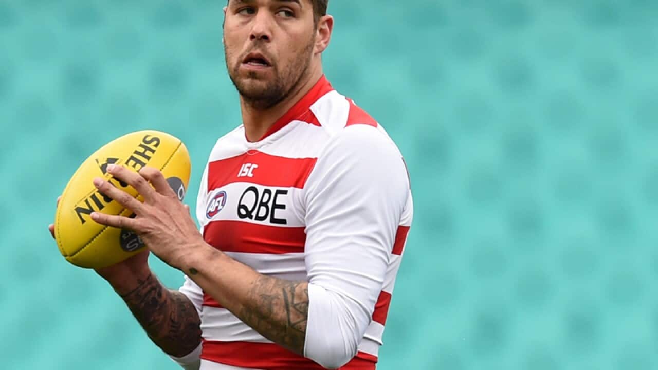 Sydney Swans AFL player Lance Franklin