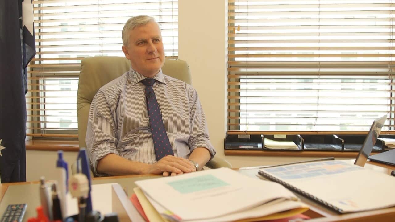 Small Business Minister Michael McCormack has been spreading the good word about small business.