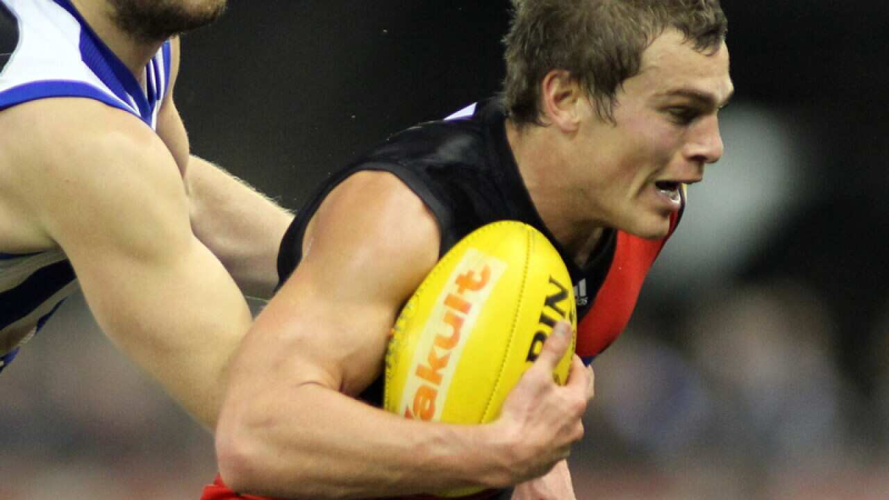 Brent Prismall in action for Essendon