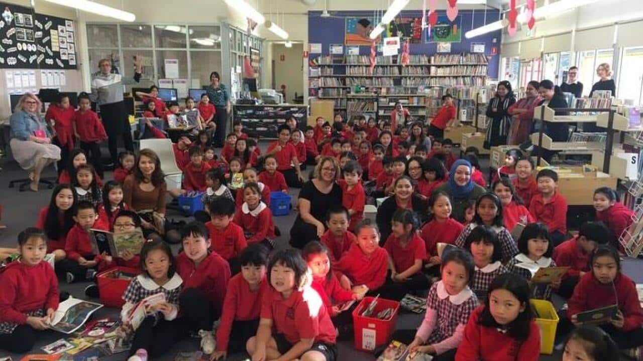 The reading club at Campsie Public School