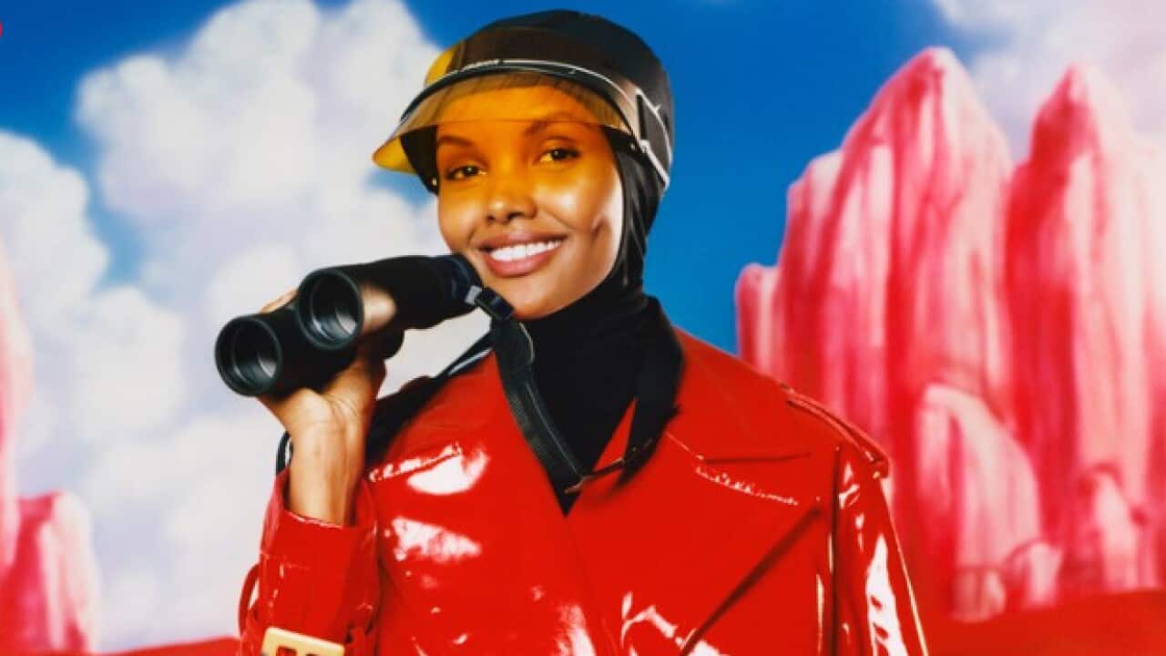 A picture from the 'I am America' spread in this month's US Teen Vogue. 