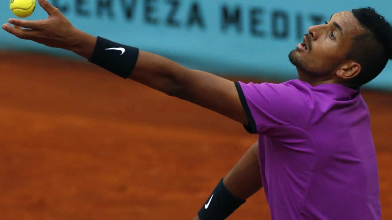Australian tennis player Nick Kyrgios