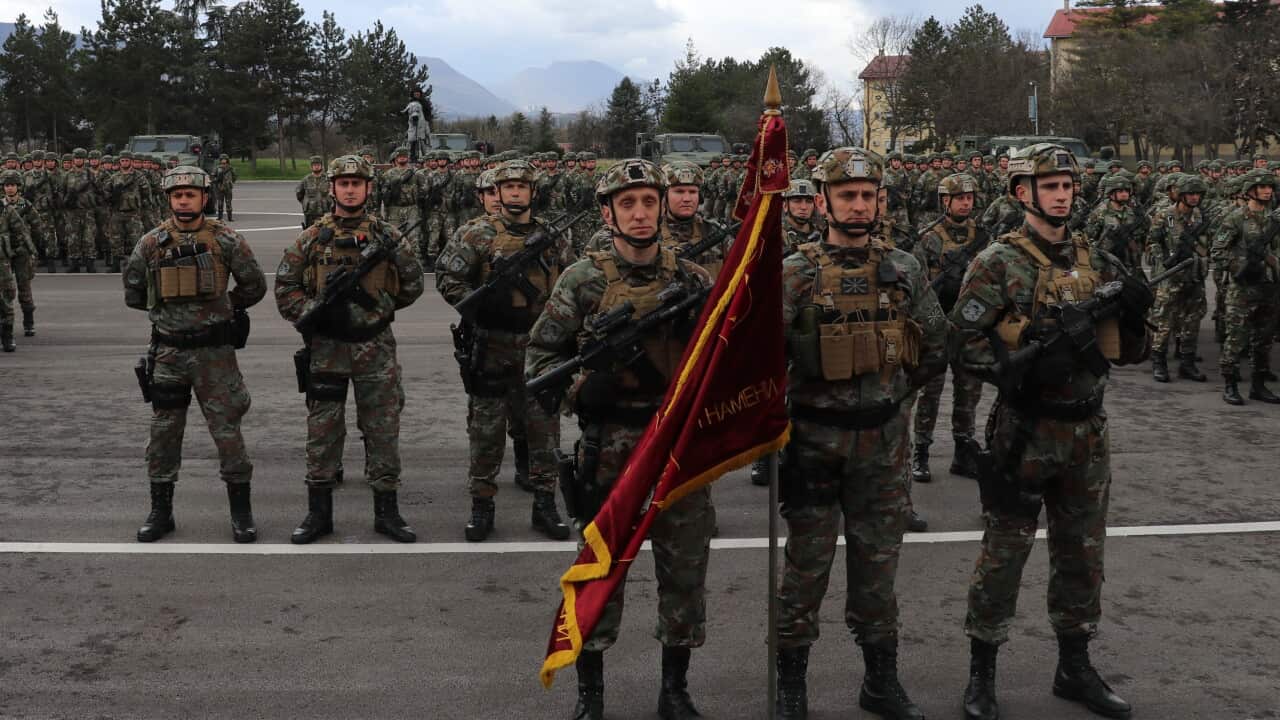 North Macedonian army