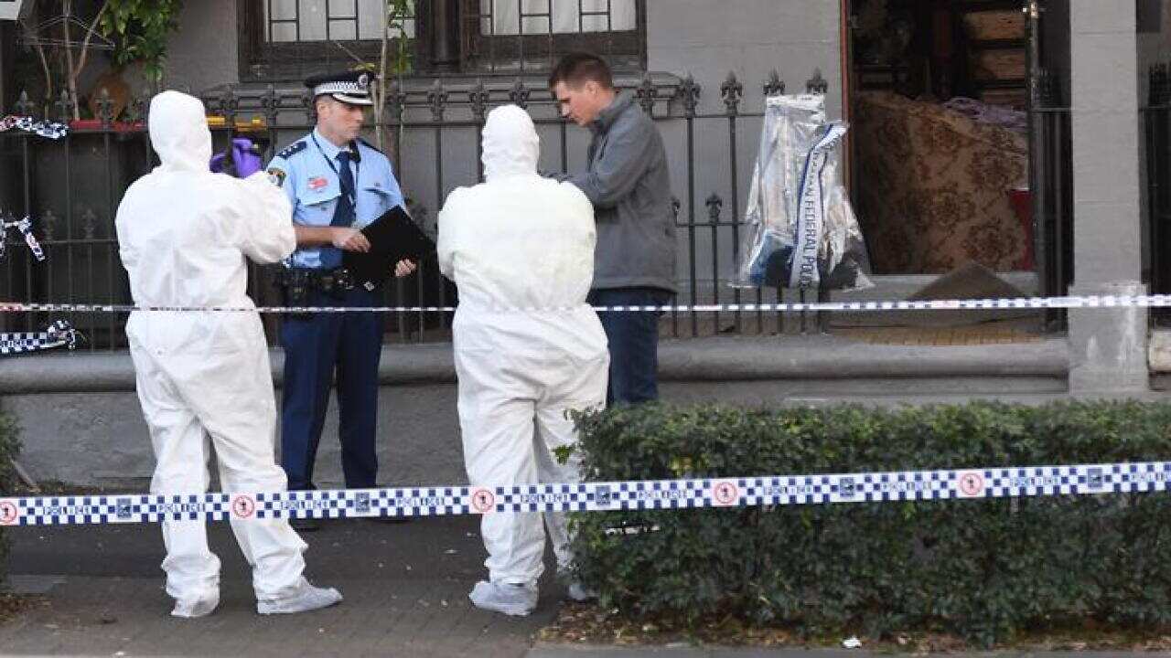 Crime scence in Lakemba