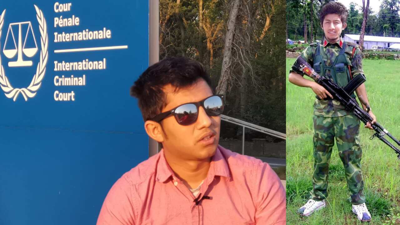 Former Nepali child rebel fighter Lenin Bista