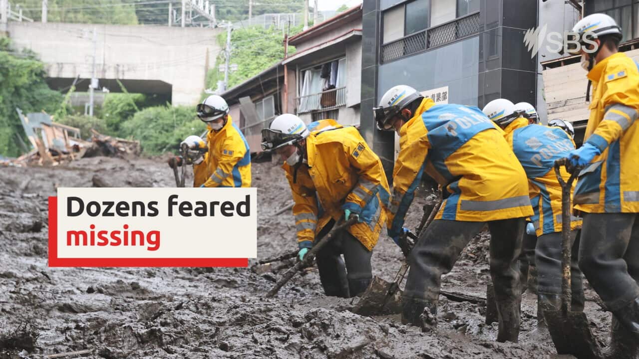 Japan mudslide