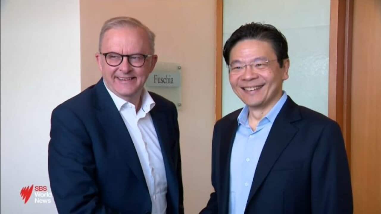 Anthony Albanese wraps up international tour in Singapore