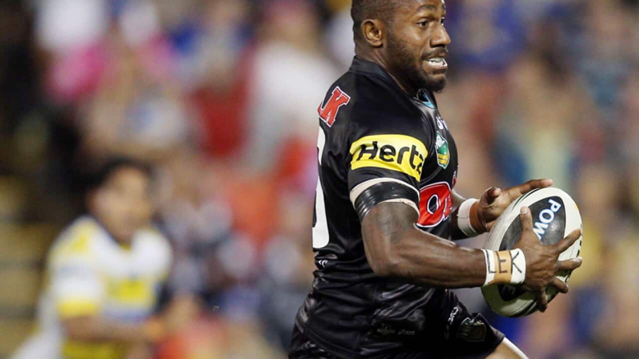 James Segeyaro of the Penrith Panthers