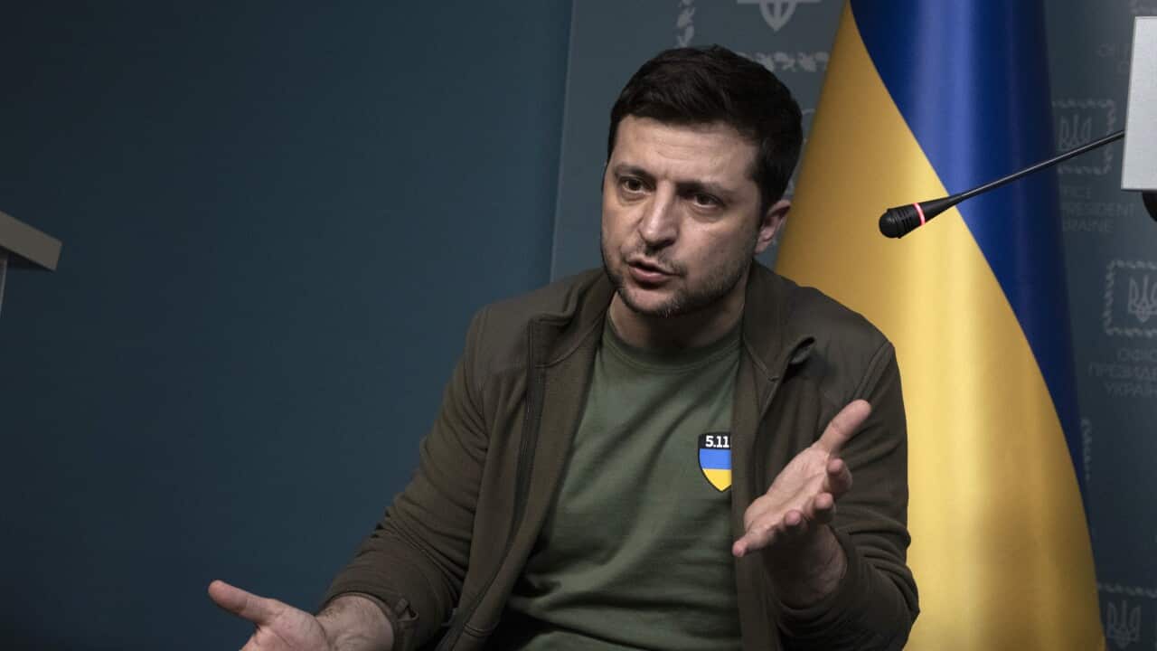 Ukrainian President Volodymyr Zelenskyy