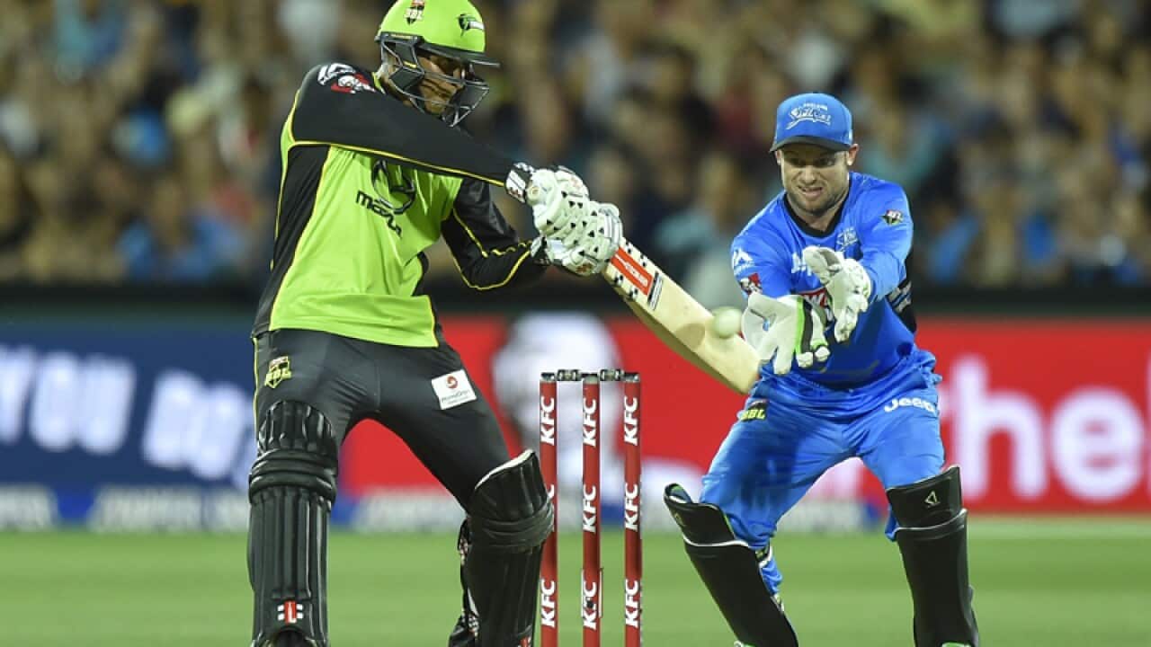 Adelaide Strikers versus Sydney Thunder.