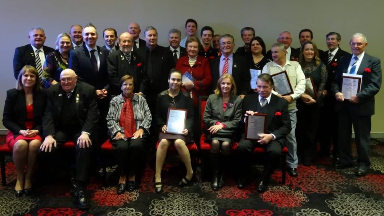 NSW Slovenian of the year awards recipients 2018 at Triglav Mounties Club in Sydney