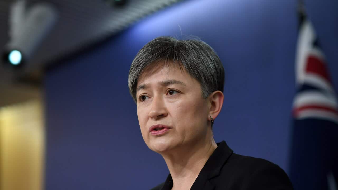 Foreign Affairs spokewoman Penny Wong has taken aim at Scott Morrison's foreign policy agenda.