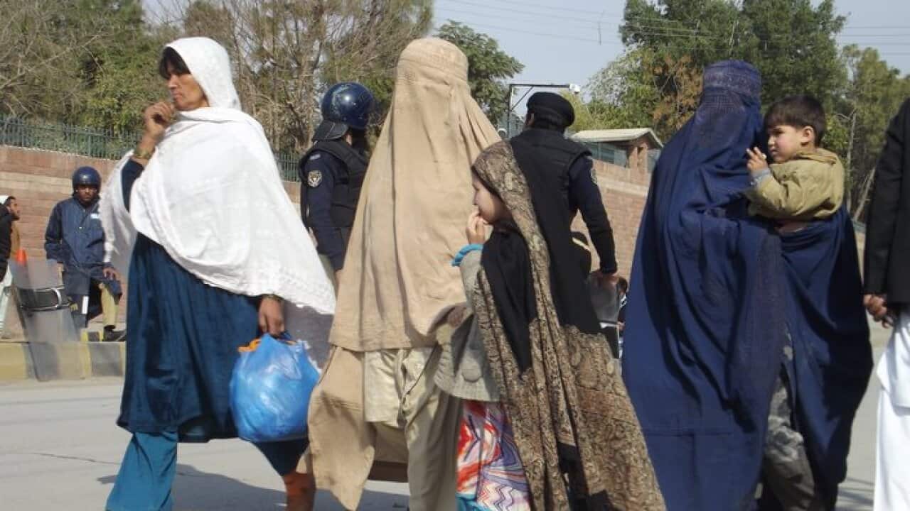 Women walking in KPK Pakistan