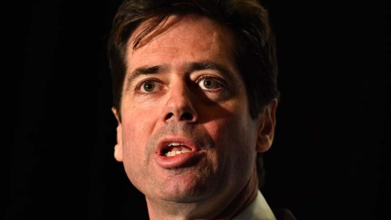 A file image of AFL CEO Gillon McLachlan
