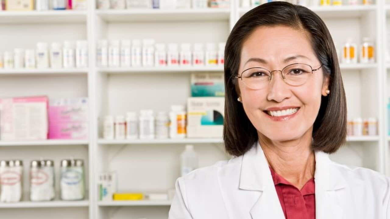 Female pharmactist portrait