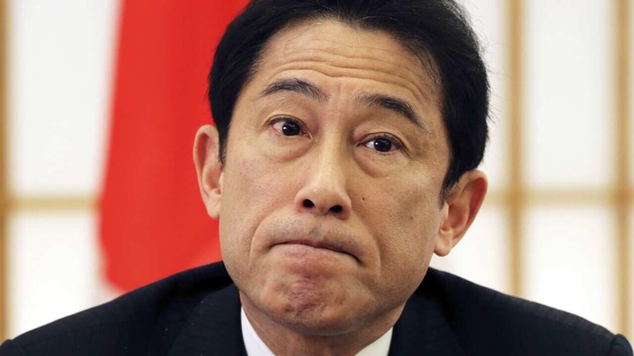 Japanese foreign minister Fumio Kishida