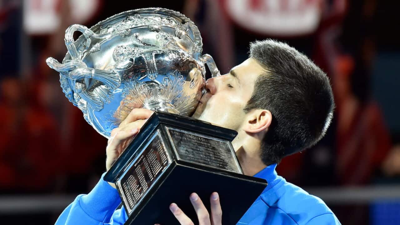 Serbia's Novak Djokovic is the 2015 Australian Open men's singles champion.