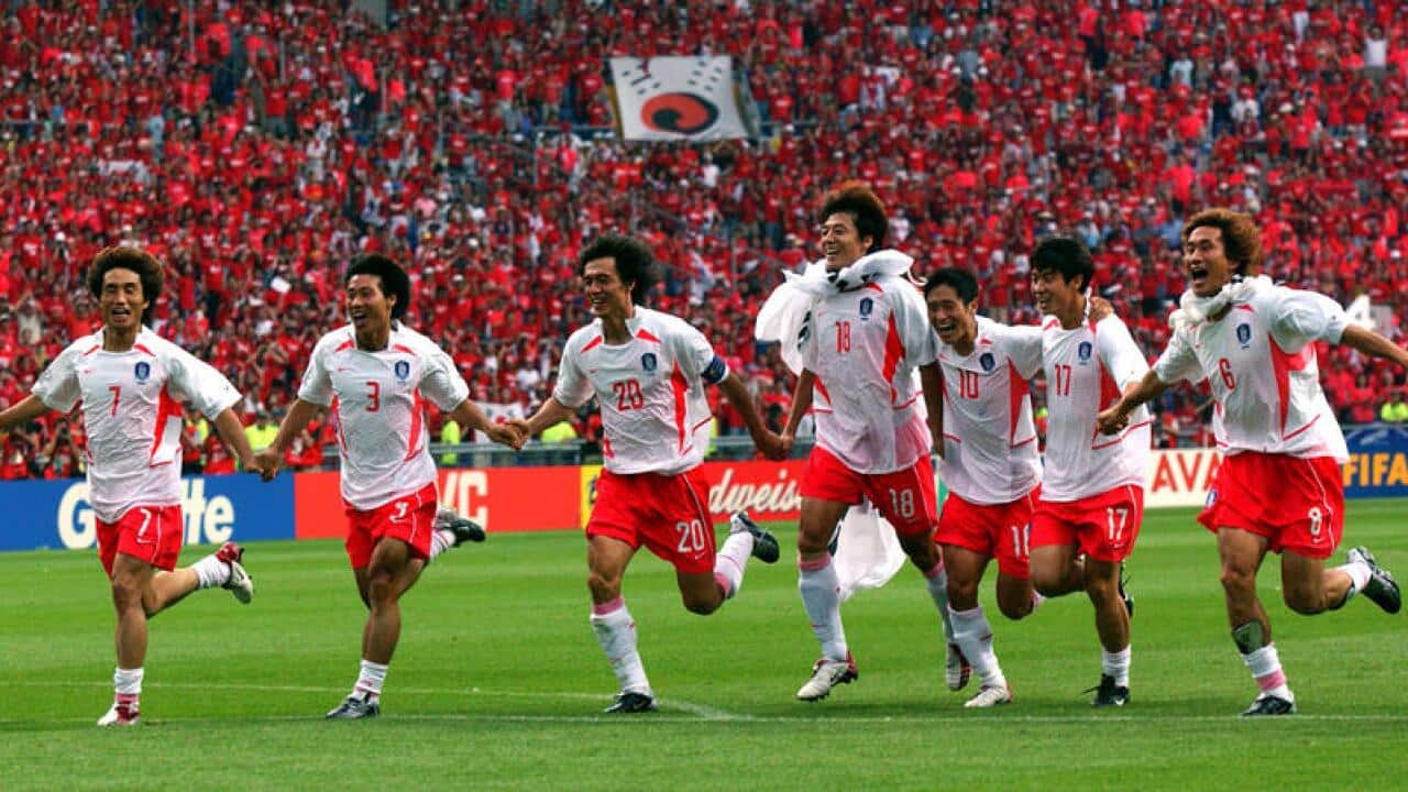South Korea defeating Spain at 2002 World Cup