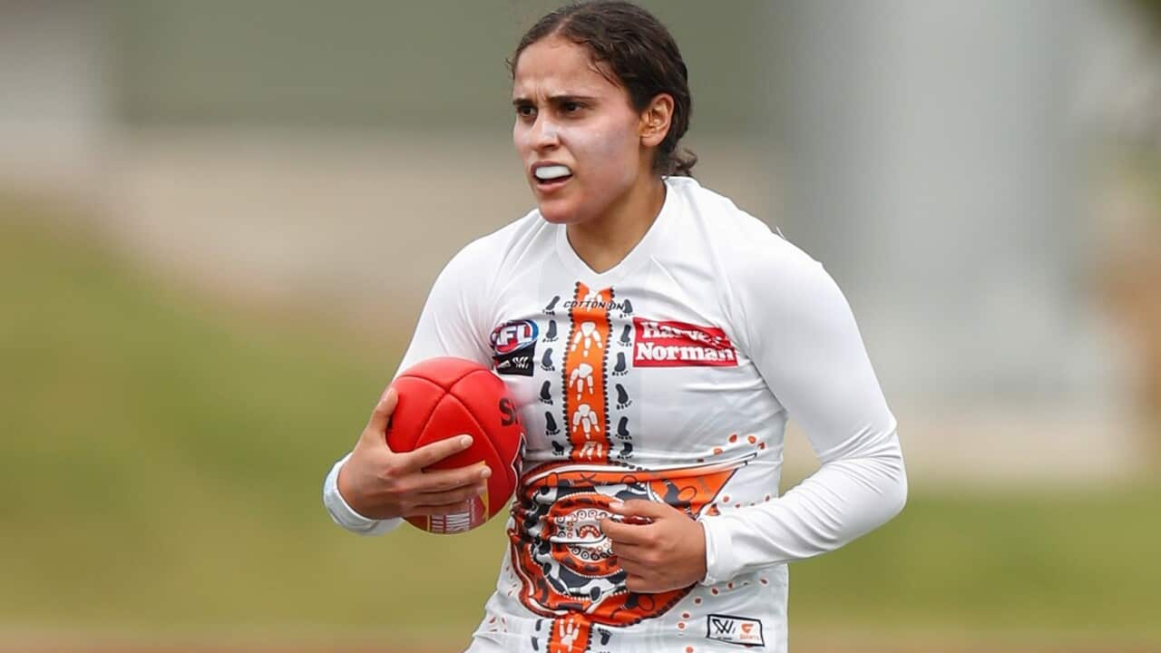 GWS Giants player Haneen Zreika.