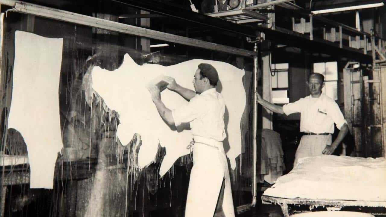 A blast from the past - the Birdsalls have been in the leather business for 134 years.