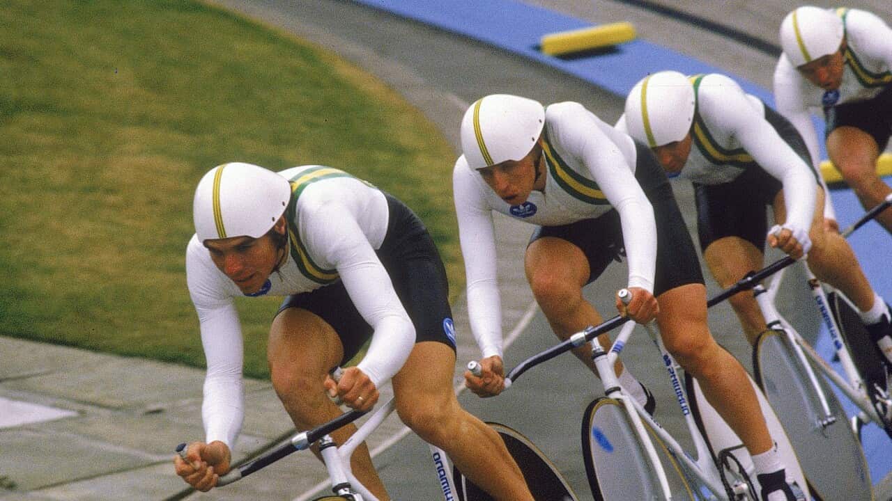 Dean Woods, 1986 Commonwealth Games Team Pursuit