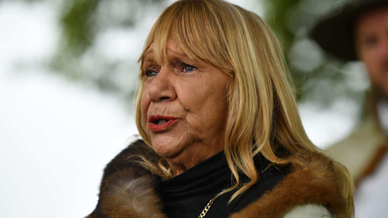 Co-chair of the First Peoples' Assembly of Victoria, Auntie Geraldine Atkinson.