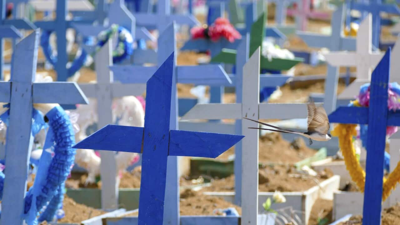 The Nossa Senhora Aparecida Cemetery in Manaus, Brazil