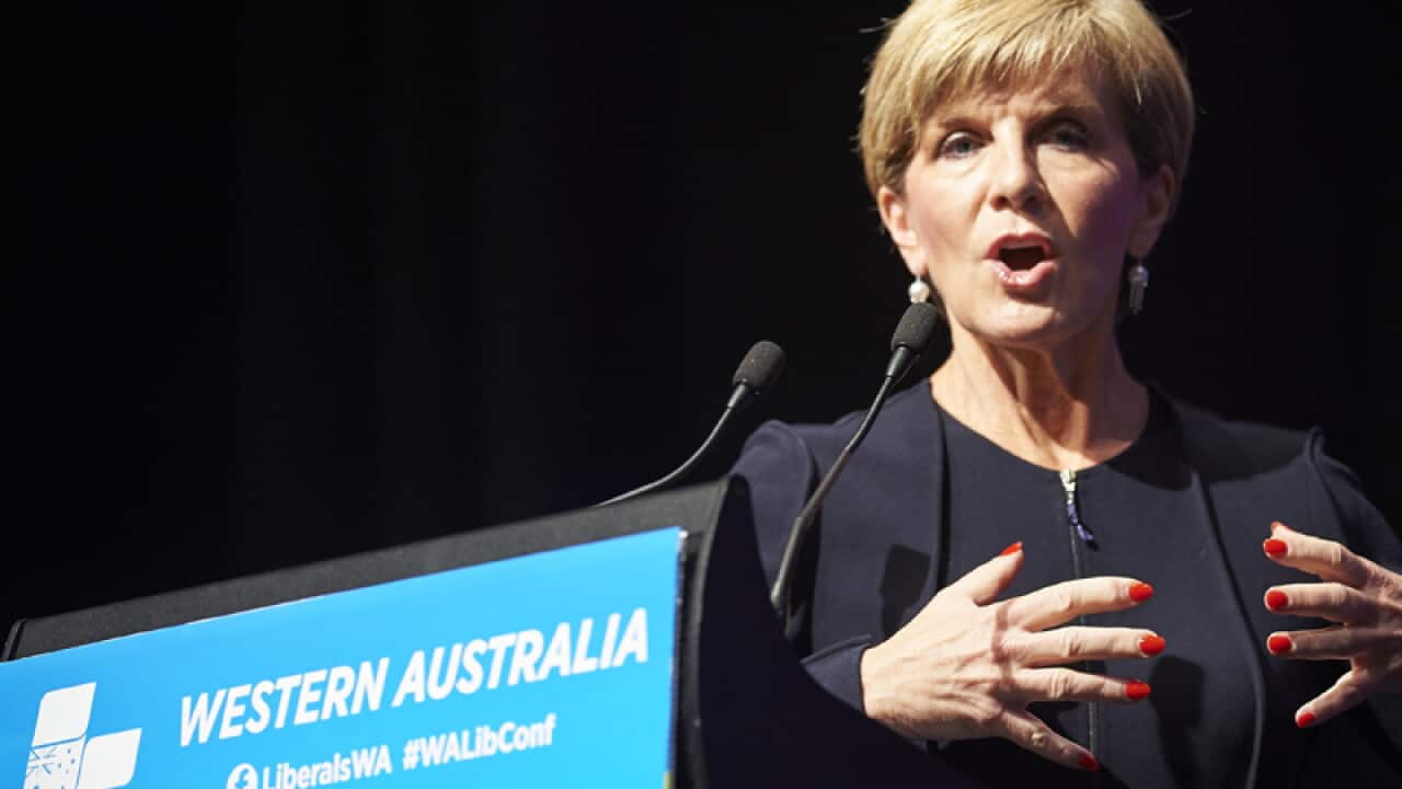 Foreign Minister Julie Bishop