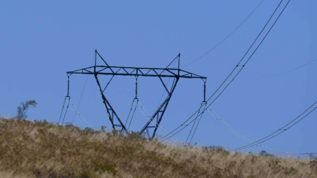 An electricity tower