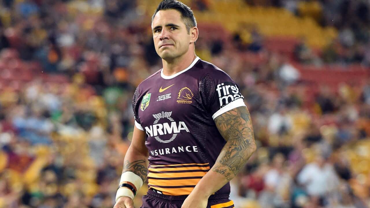 Corey Parker of the Brisbane Broncos.