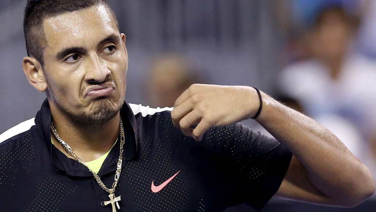 Australian tennis player Nick Kyrgios