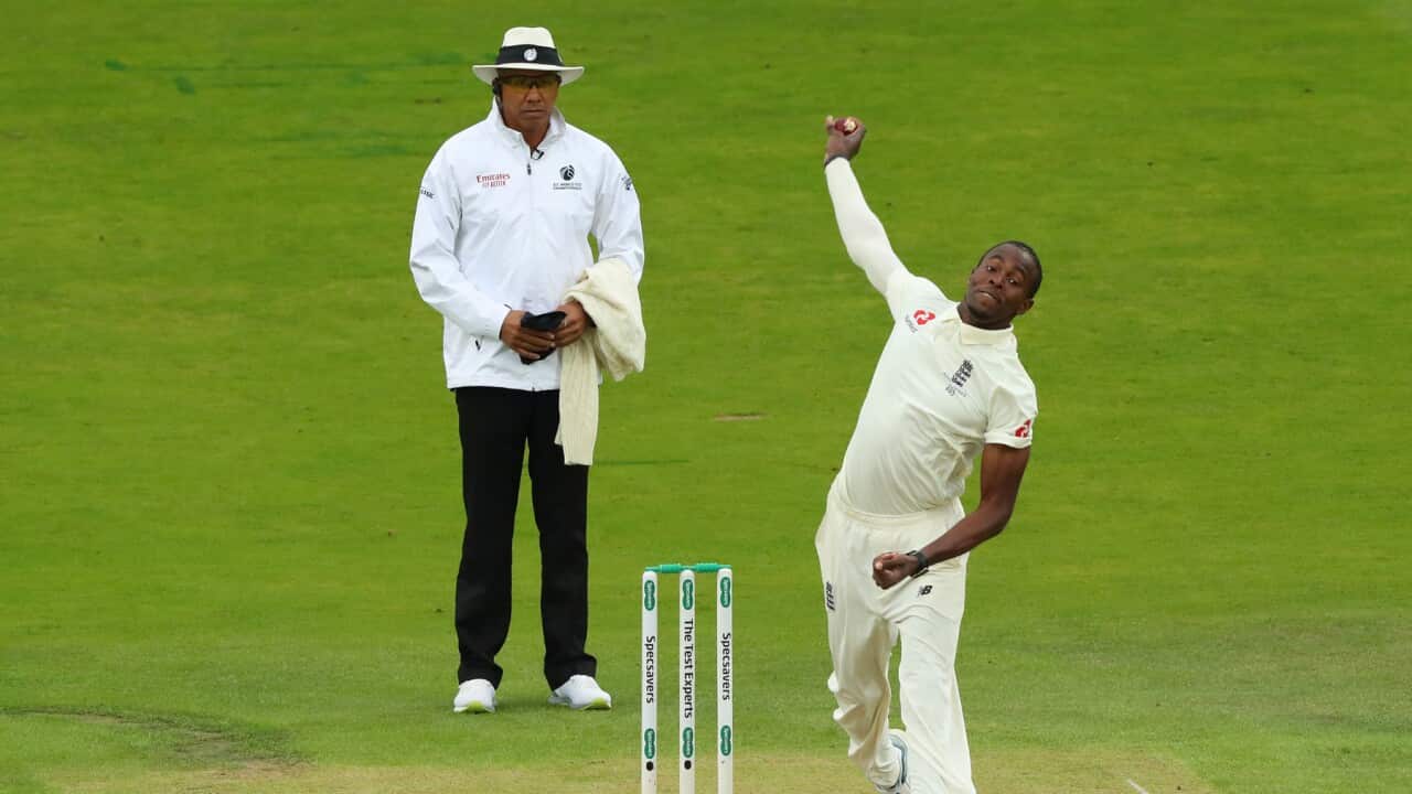 England bowler Jofra Archer (AAP)