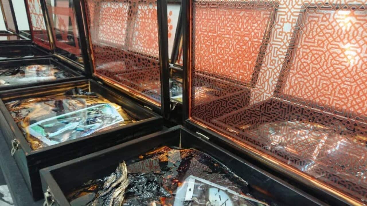 'We have found in the ashes what we have lost in the fire' (2018)