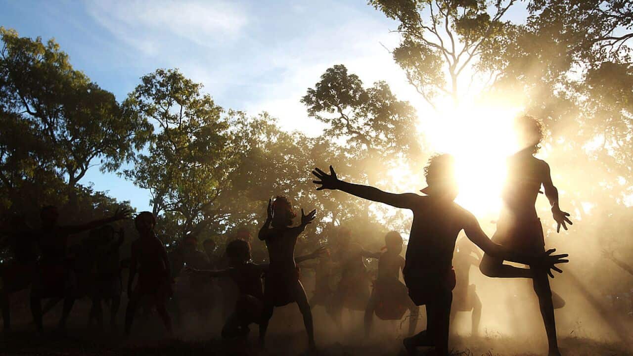 Indigenous children celebrate their culture