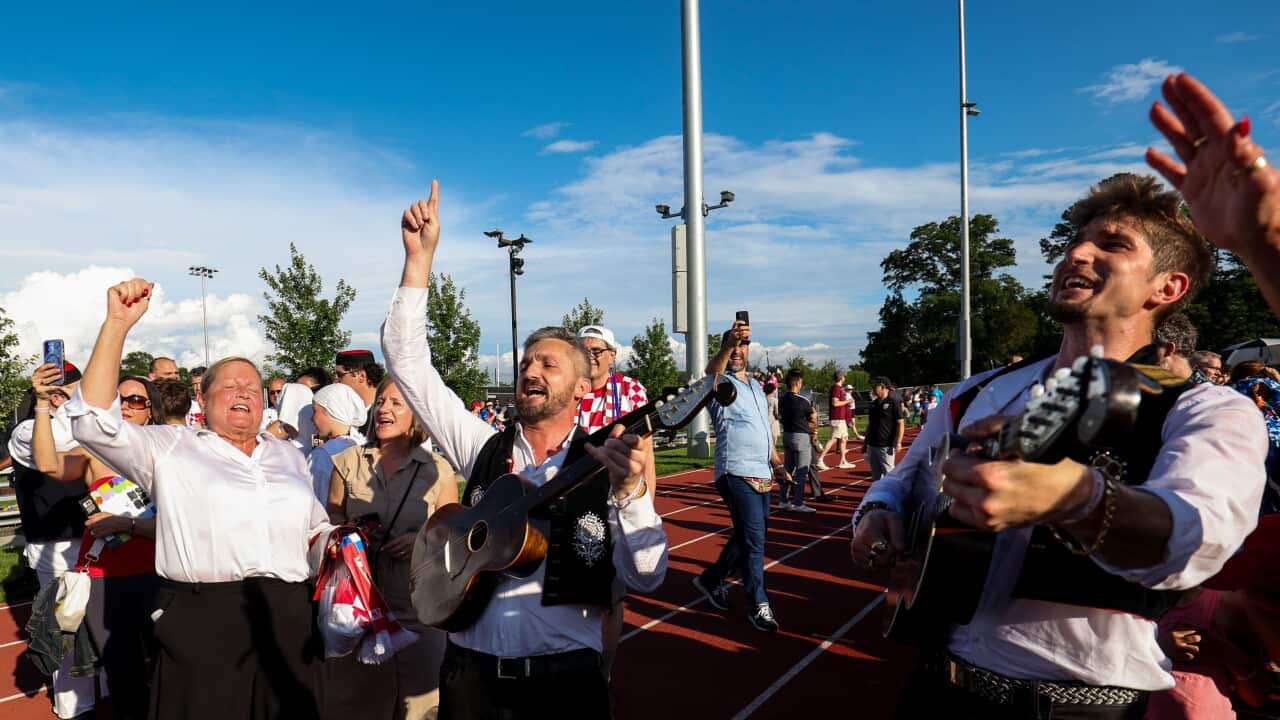 Cro fans Hrvatski navijači