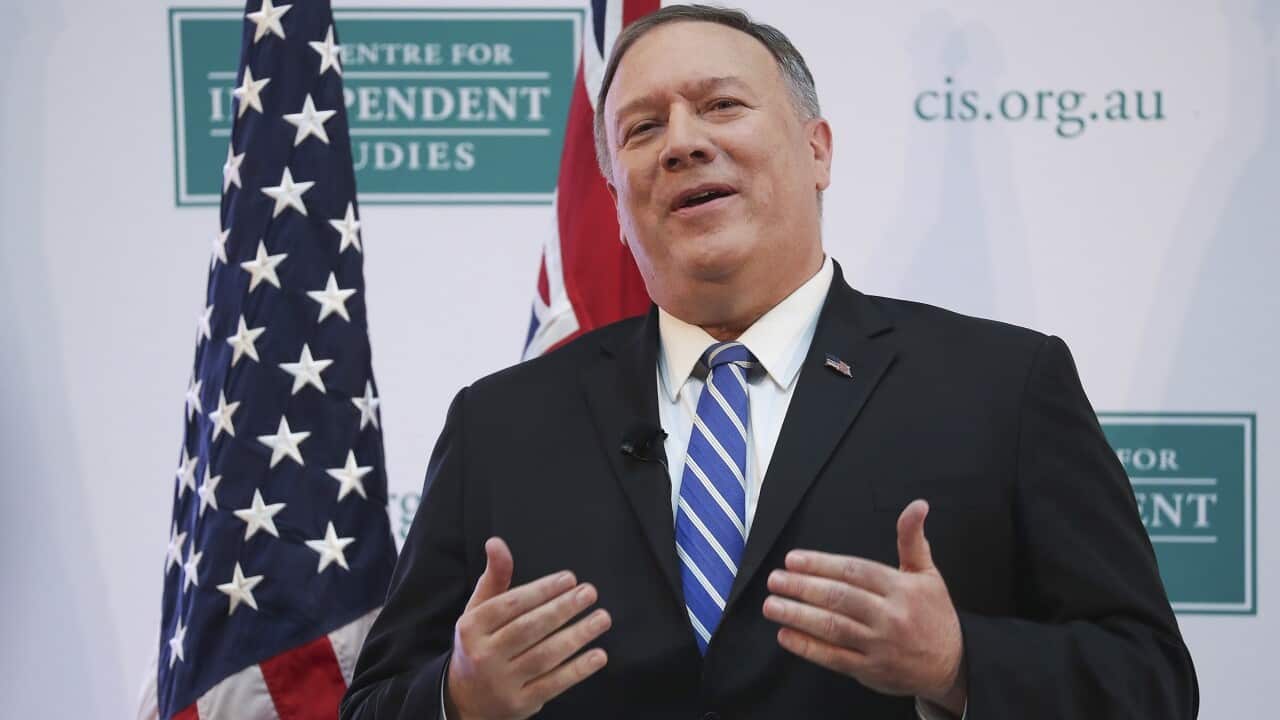 Secretary of State Mike Pompeo on Sunday.