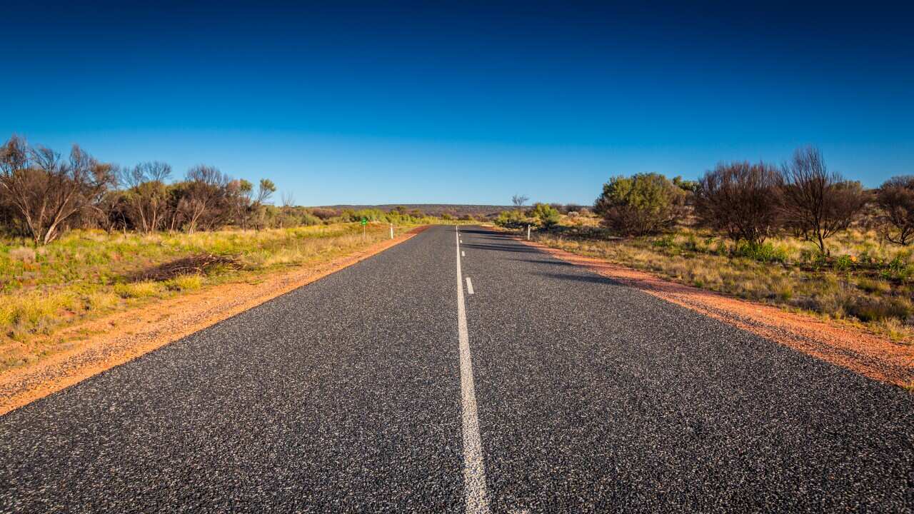 A road in Australia outback.