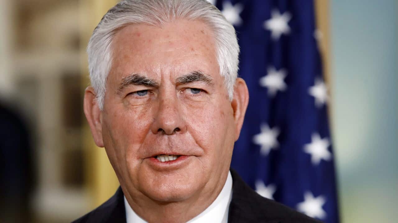US Secretary of State Rex Tillerson.