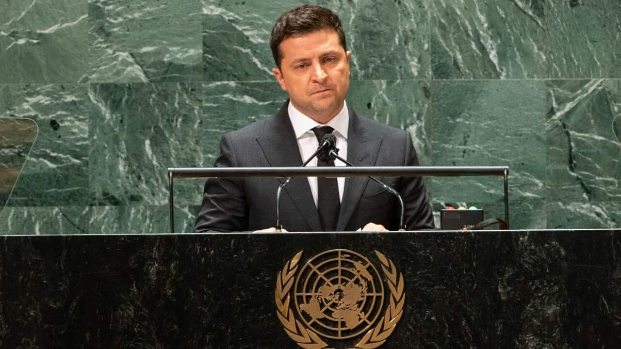Ukraine President Volodymyr Zelenskiy