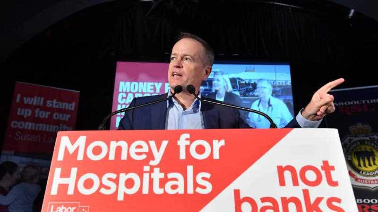 Federal Opposition Leader Bill Shorten speaks at the launch of the Labor campaign for the seat of Longman at the Caboolture RSL.